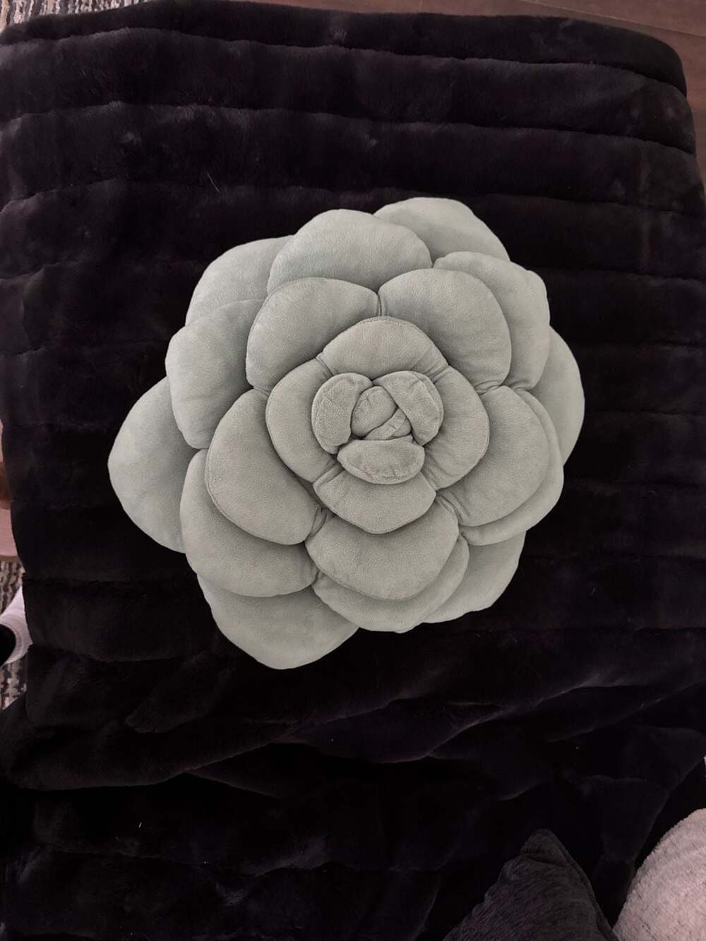Green Philosophy Co. Lil' Pop Succulent Plush Pillow, Sage Green